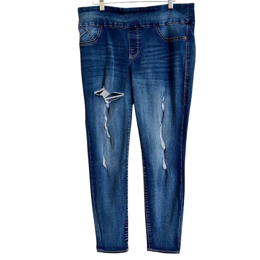 Rock & Republic Blue Skinny Jeans